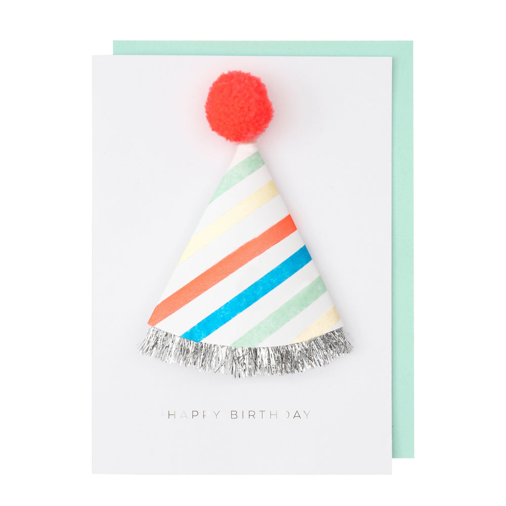 Birthday Hat Card By Meri Meri 2