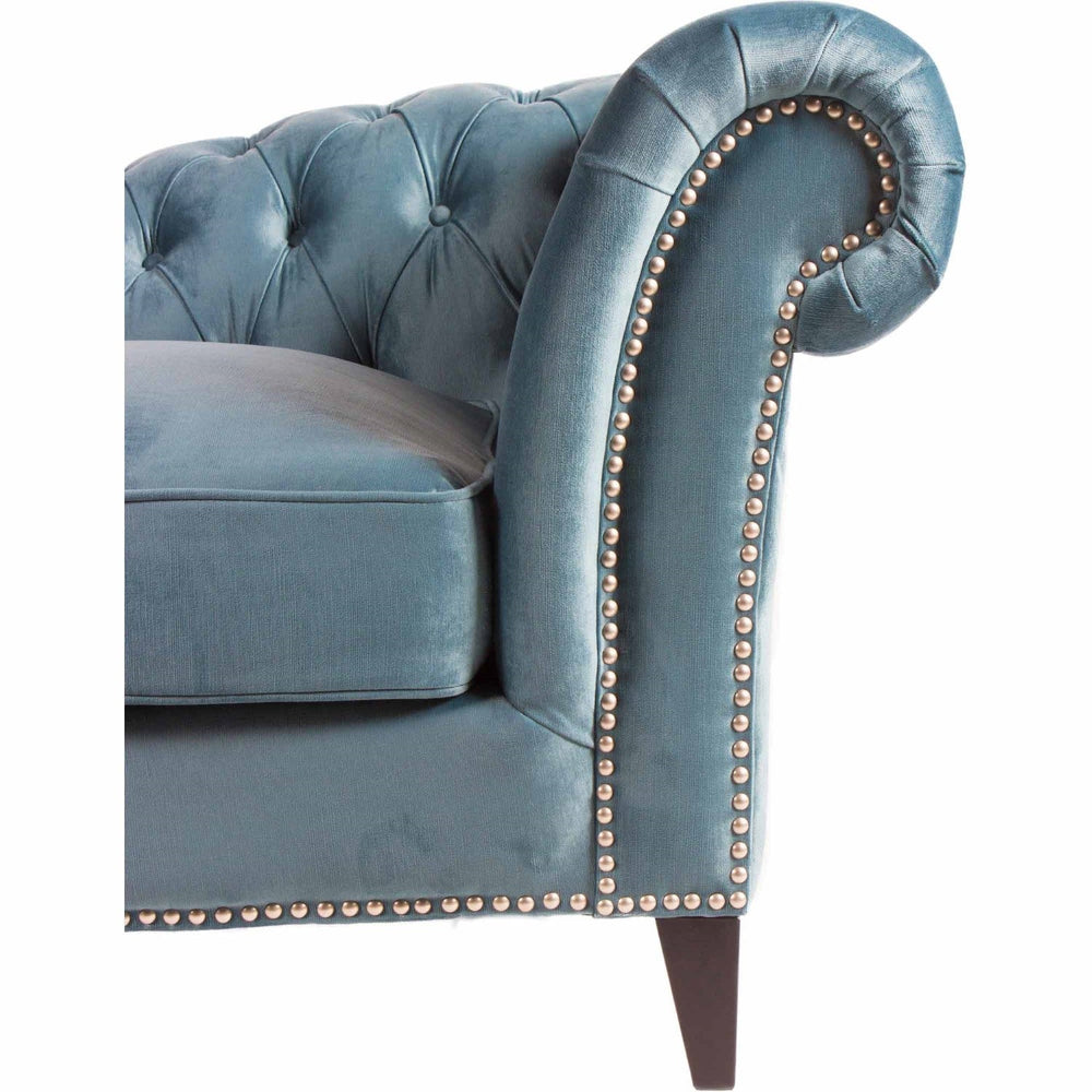 Bibiano Chaise Velvet Blue 6