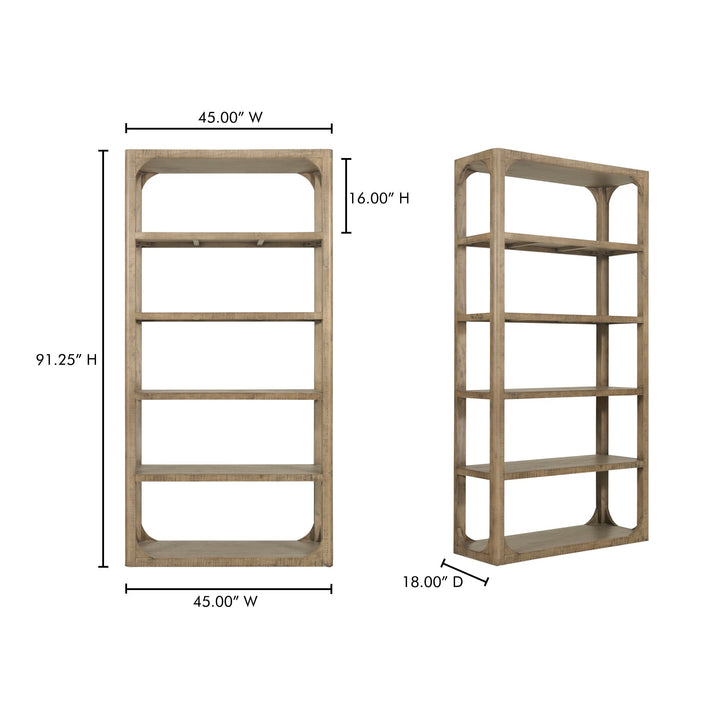 Abbott Bookshelf Moes Home Collection Mhc Fr 1041 03 7