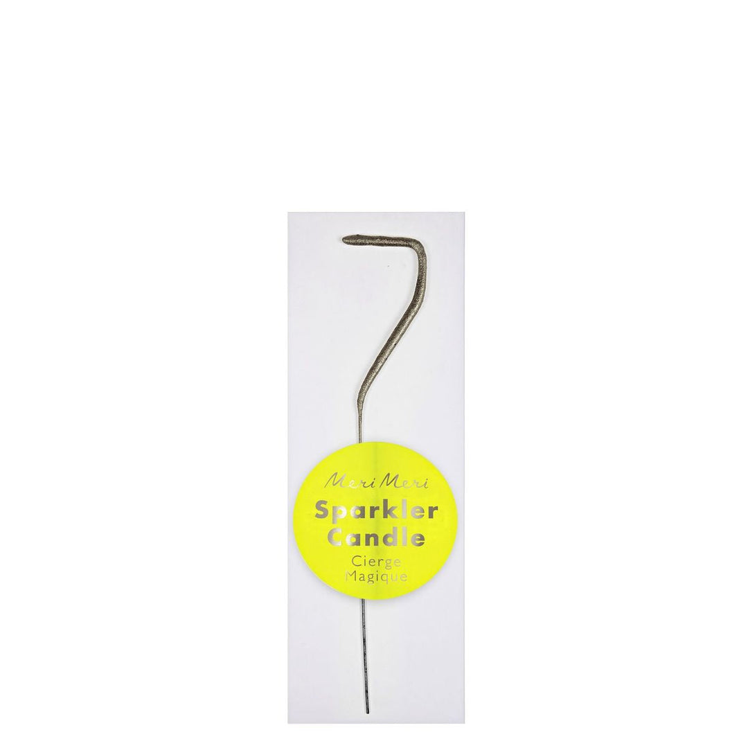Mini Silver Sparkler Numbers 0 To 9 Candles By Meri Meri 7