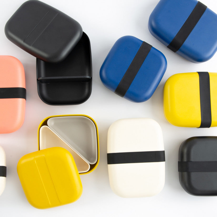 Go Rectangular Bamboo Bento Lunch Box in Various Colors design by EKOBO
