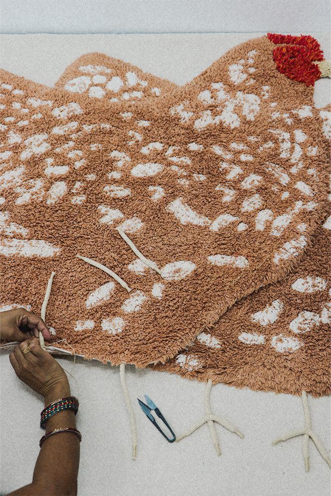 Washable Rug Chicken Lorena Canals C Chicken 4