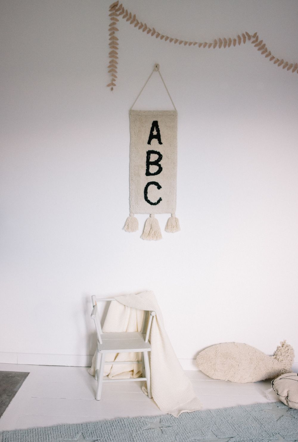 Wall Hanging ABC design by Lorena Canals