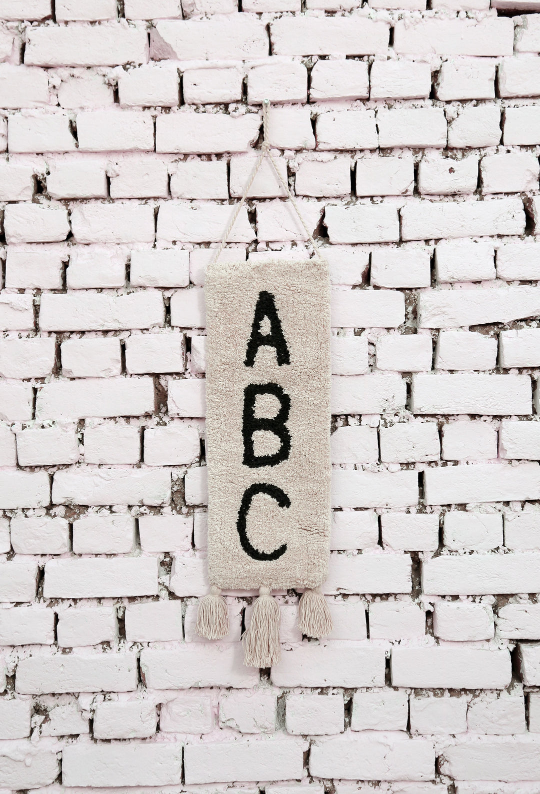Wall Hanging ABC design by Lorena Canals