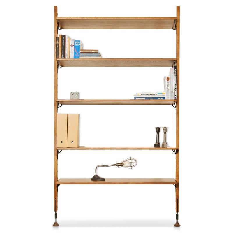 Theo Wall Unit With Large Shelves by Nuevo