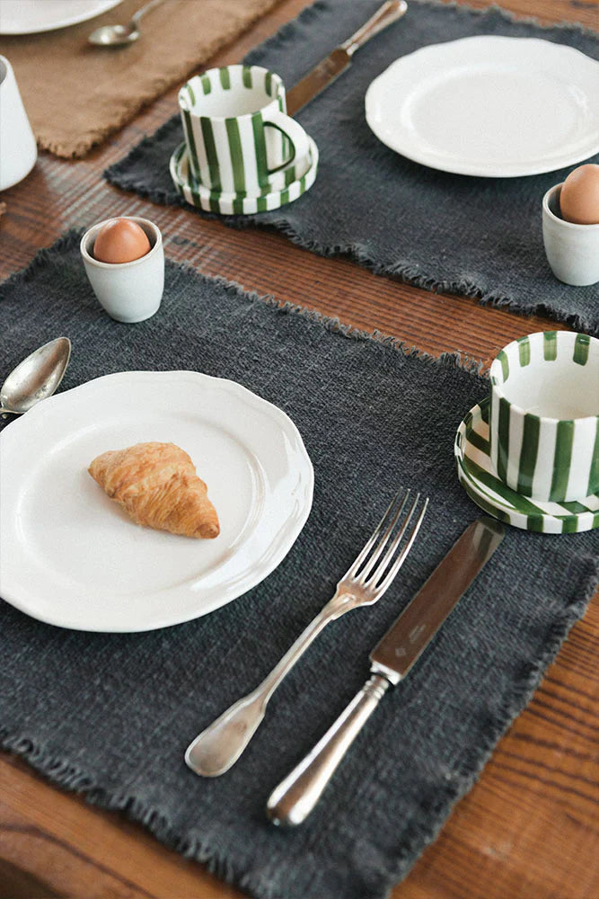 Handloom Placemats Set Of 4 Lorena Canals Hl Pm Dgrey X4 40