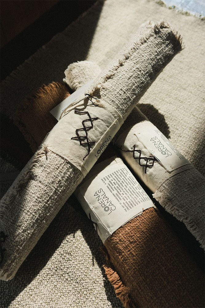 Handloom Placemats Set Of 4 Lorena Canals Hl Pm Dgrey X4 47