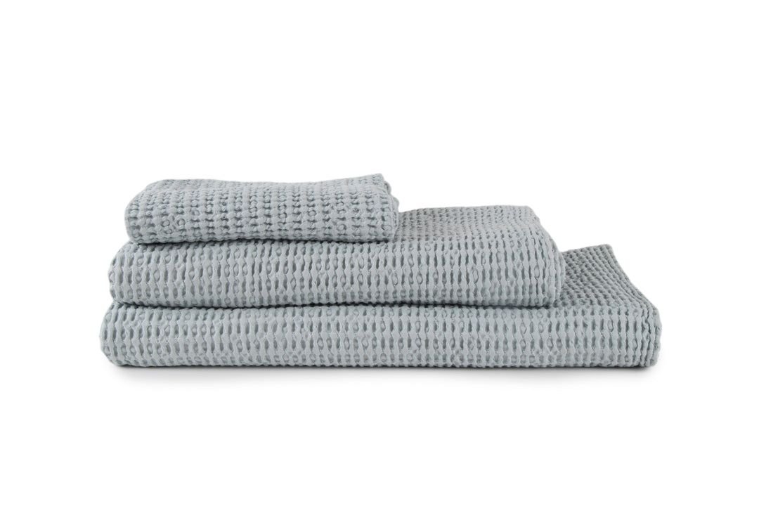 simple waffle towel in various colors design by hawkins new york 7