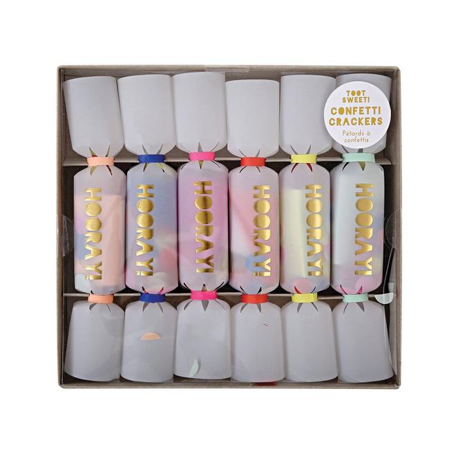 Hooray Confetti Small Crackers By Meri Meri 1