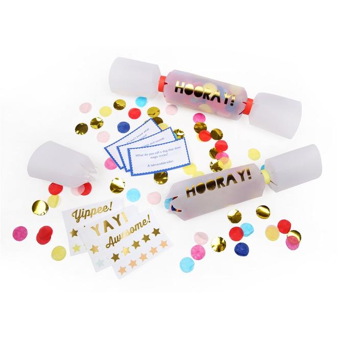 Hooray Confetti Small Crackers By Meri Meri 2