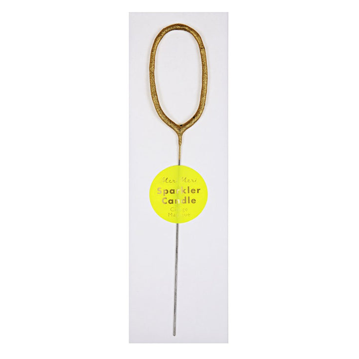 Gold Sparkler Numbers 0 To 9 Candles By Meri Meri 1
