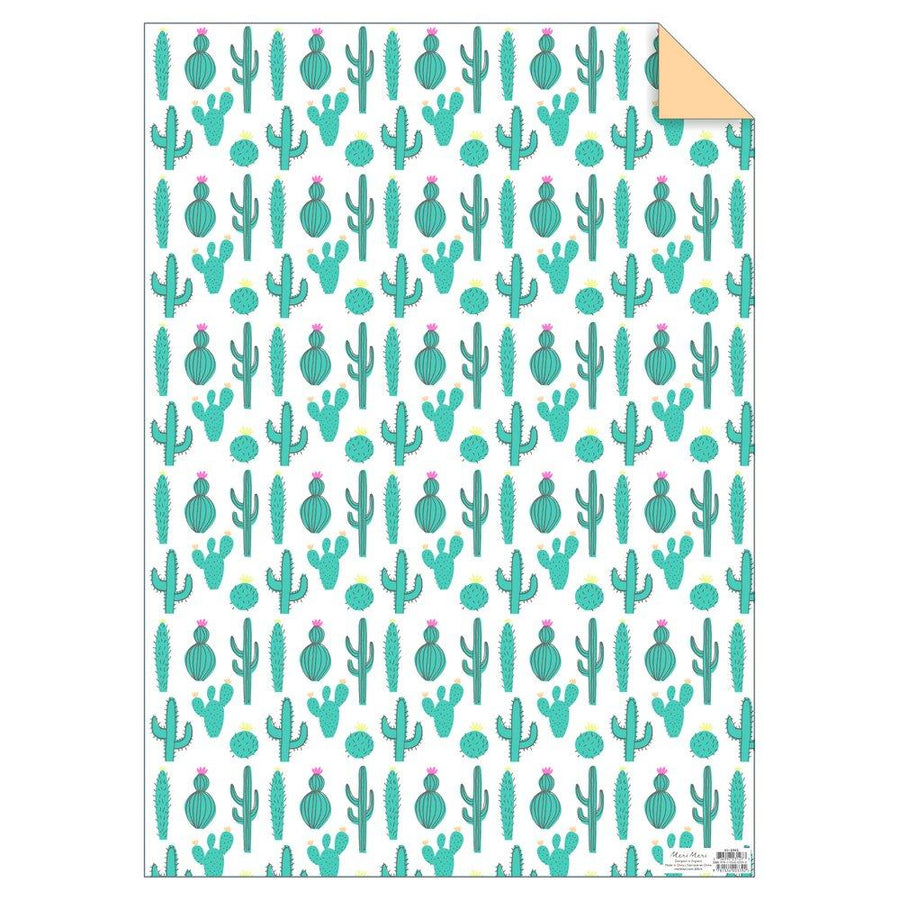 Cactus Gift Wrap By Meri Meri 1