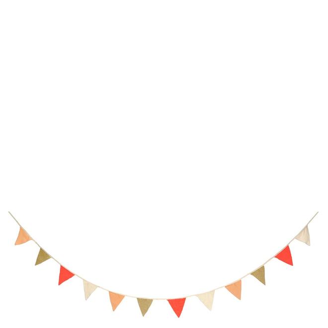 Pink Knitted Flag Garland By Meri Meri 1