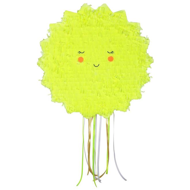 Happy Sun Party Pinata By Meri Meri 1