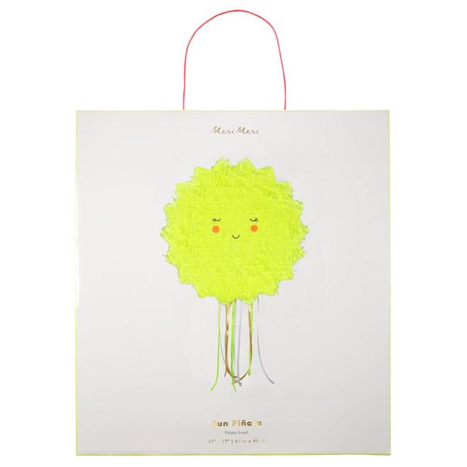 Happy Sun Party Pinata By Meri Meri 2