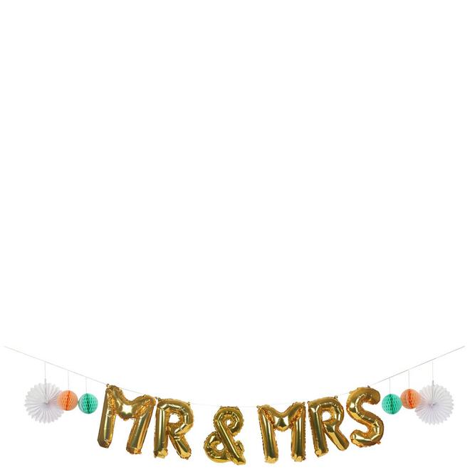 Mr Mrs Balloon Garland By Meri Meri 1