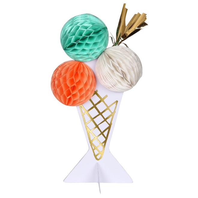 Ice Cream Honeycomb Card By Meri Meri 1