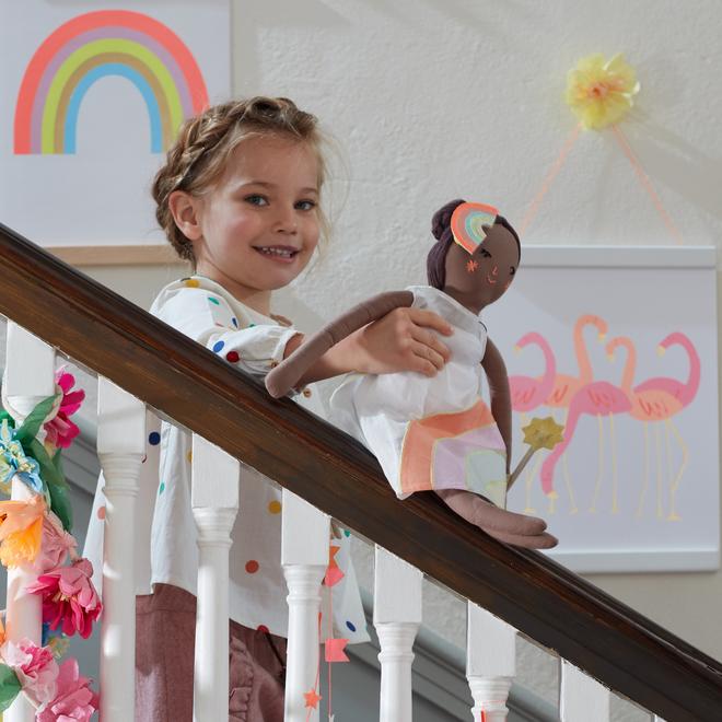 Mia Rainbow Doll By Meri Meri 6