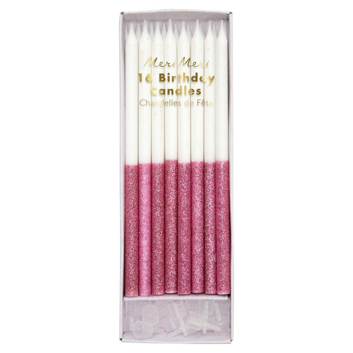 Glitter Dipped Candles By Meri Meri 2