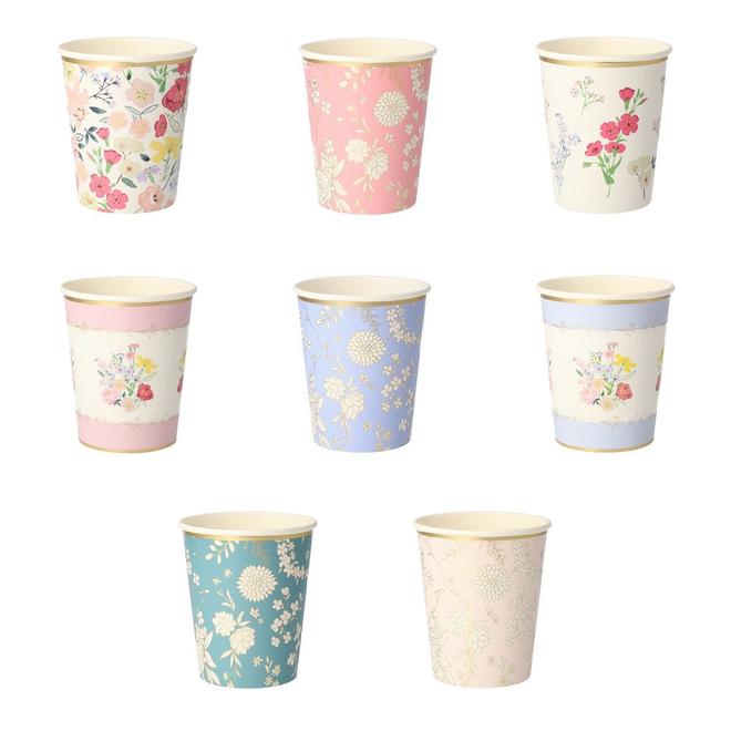 English Garden Party Cups By Meri Meri 1