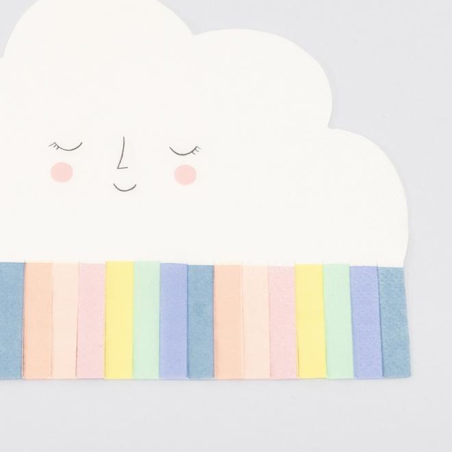 Rainbow Sun Large Napkins By Meri Meri 2