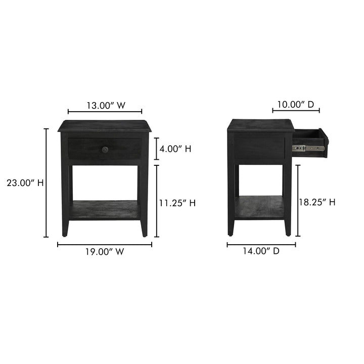 Corrine Nightstand Moes Home Collection Mhc Ik 1037 02 10