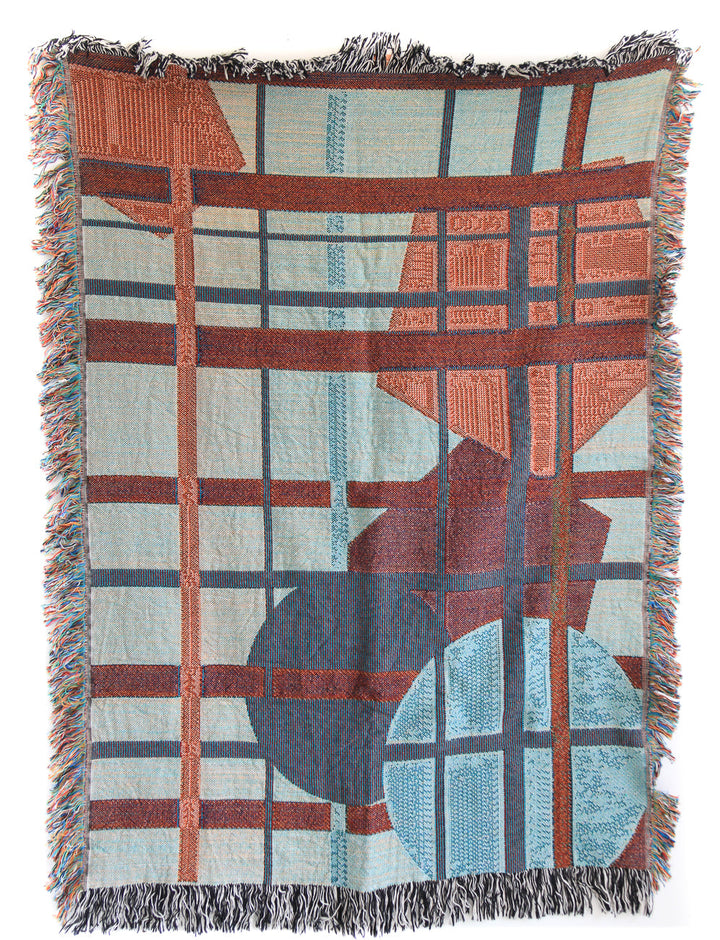 Rouge Woven Throw 2