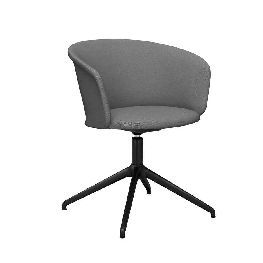 Kendo Grey Swivel Chair 4 Star Return Hem 30971 1