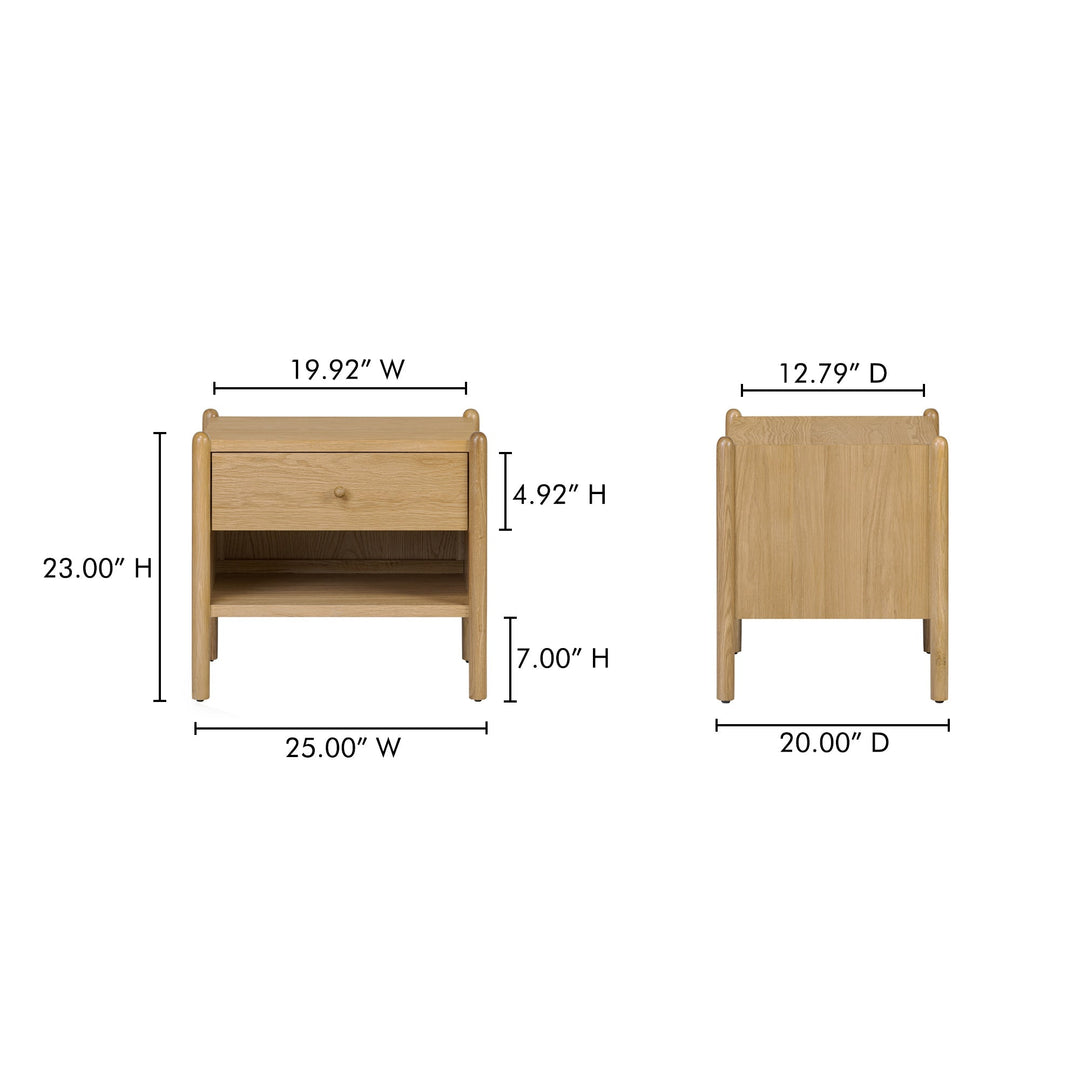 Billy Nightstand Moes Home Collection Mhc Ju 1001 24 12