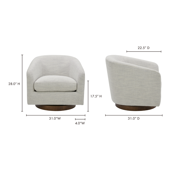 oscy swivel chair by bd la mhc kq 1015 26 22