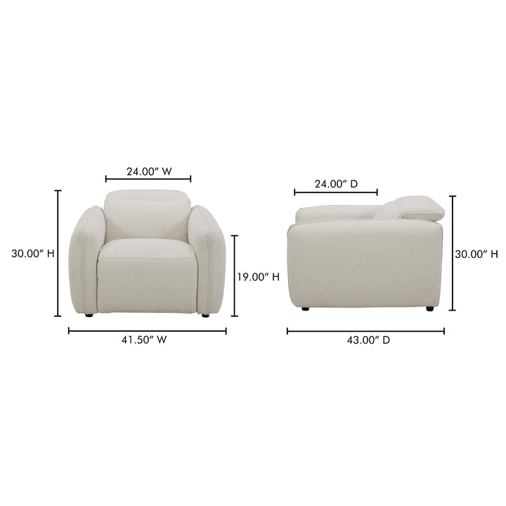 Eli Power Recliner Chair Moes Home Collection Mhc Kq 1027 07 Usa 16