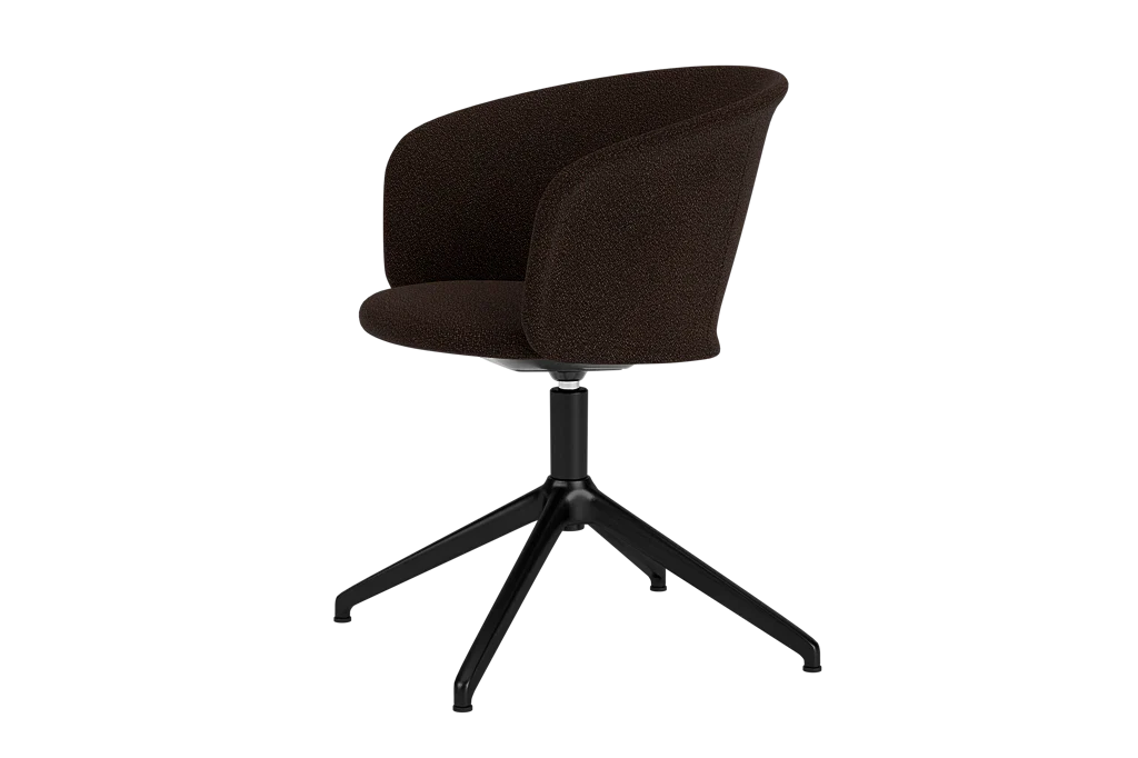 Kendo Rosewood Swivel Chair 4 Star Return Hem 20459 3