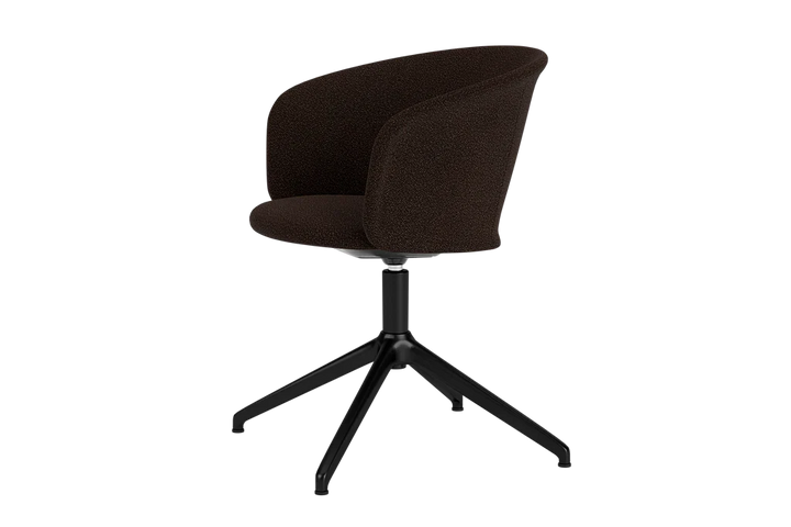 Kendo Rosewood Swivel Chair 4 Star Return Hem 20459 3