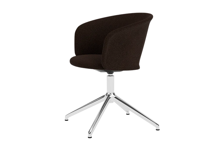 Kendo Rosewood Swivel Chair 4 Star Return Hem 20459 4