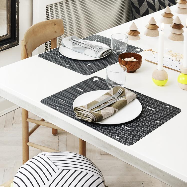 Placemat Grey Line 2 Pcs Design By Oyoy 2