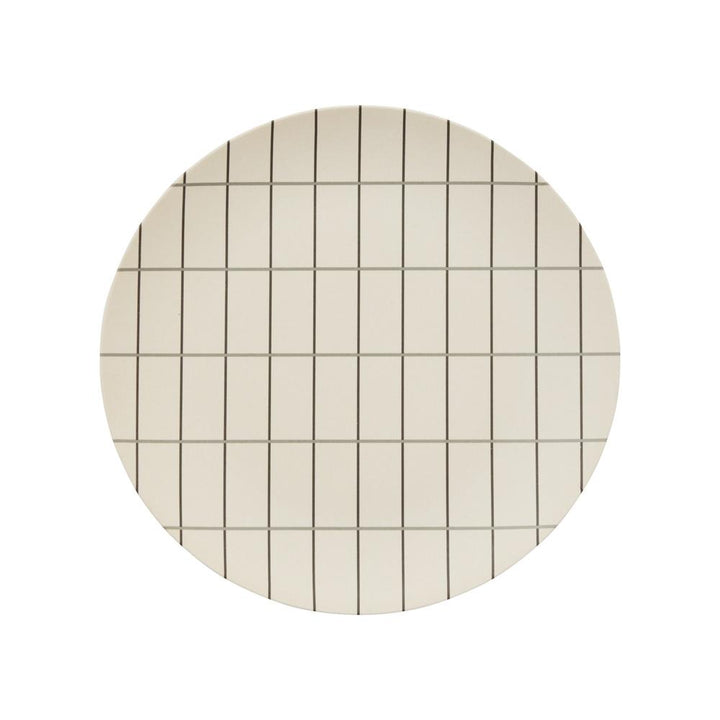 Bamboo Grid Tray Large Offwhite Anthracite 1