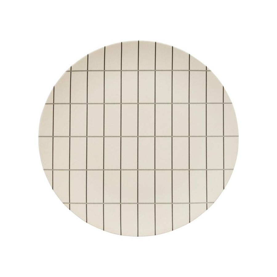 Bamboo Grid Tray Large Offwhite Anthracite 1