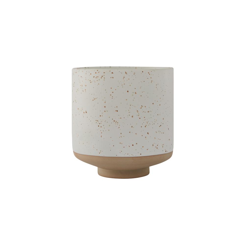 Hagi Pot White Light Brown By Oyoy 1