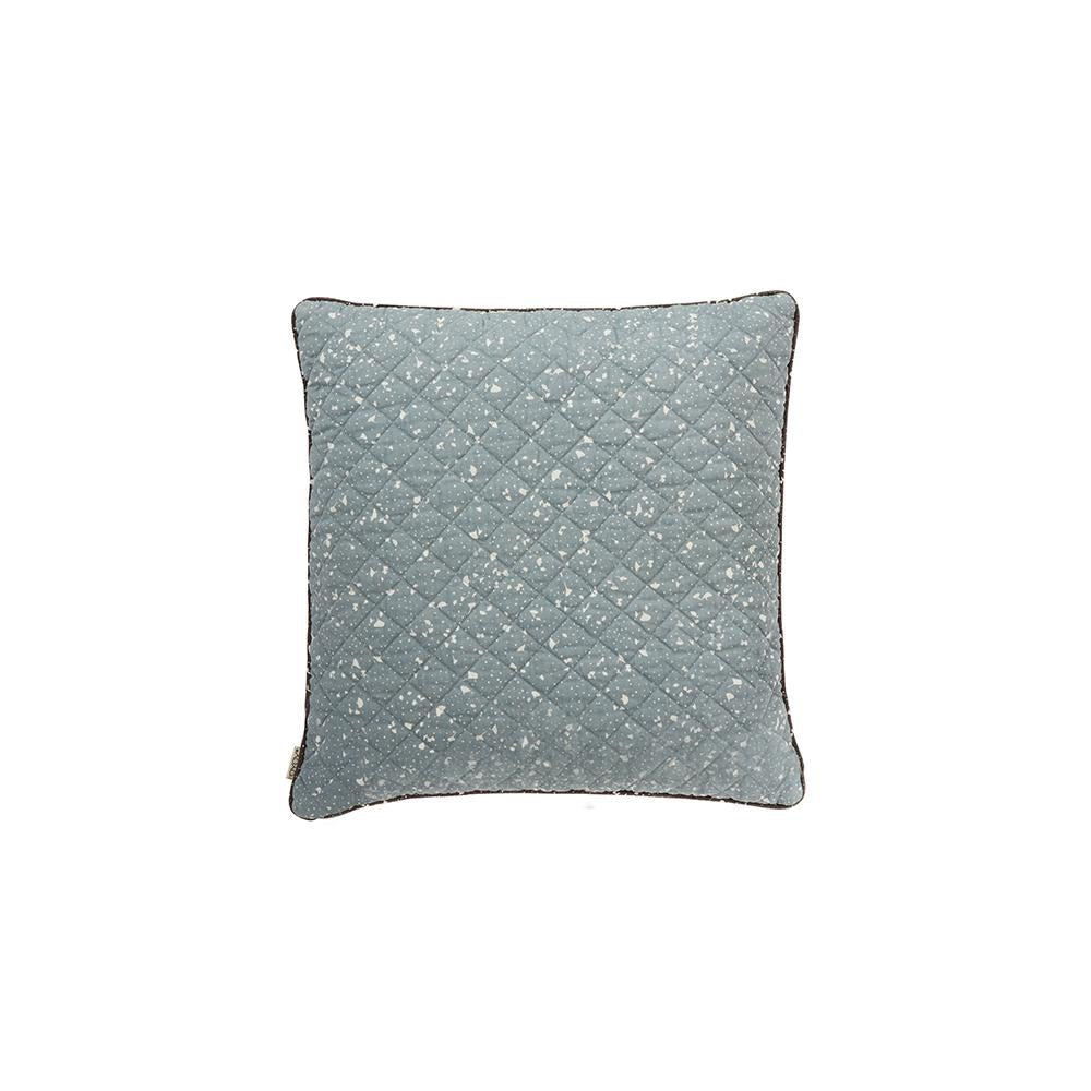 Quilted Aya Cushion Caramel Blue By Oyoy 1