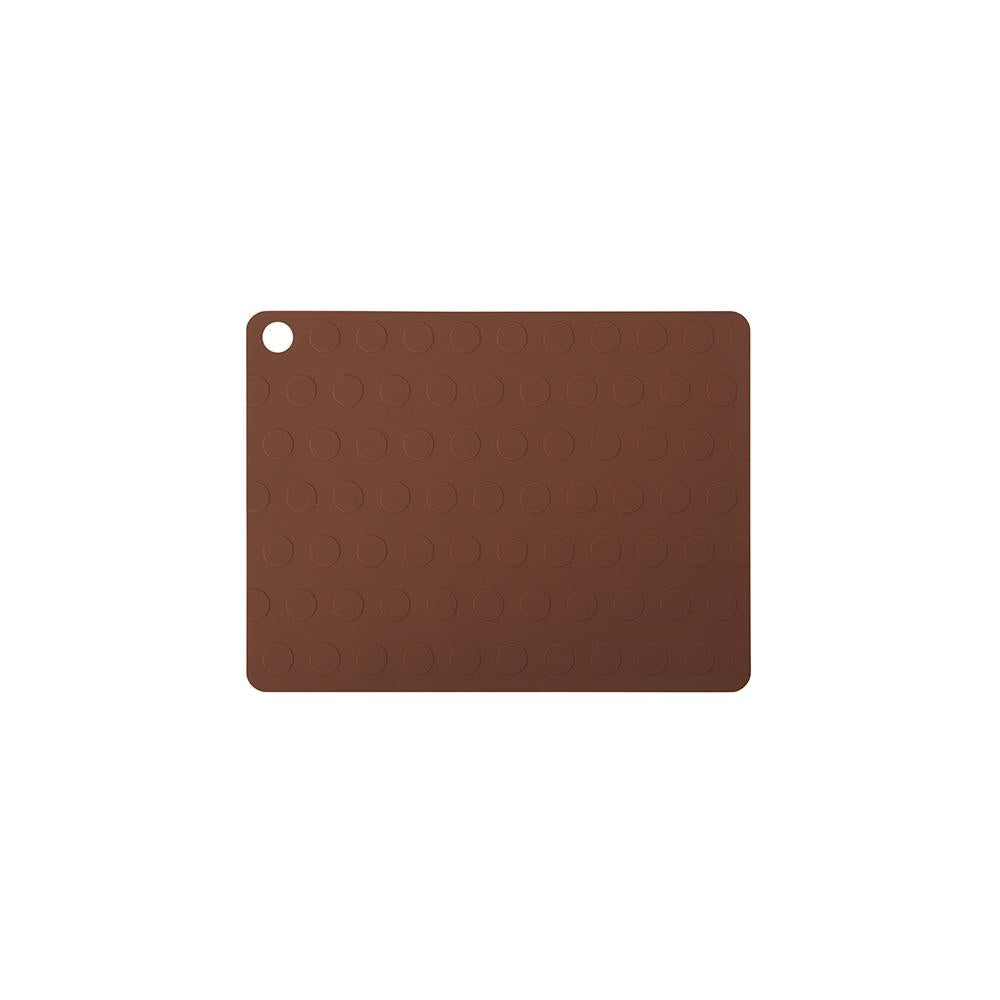 Placemat Dotto 2 Pcs Pack Nutmeg By Oyoy 1