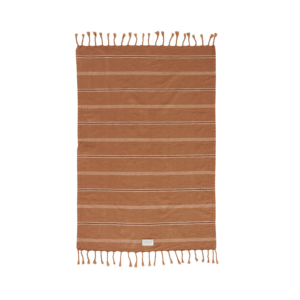 Kyoto Guest Towel Dark Caramel By Oyoy 1