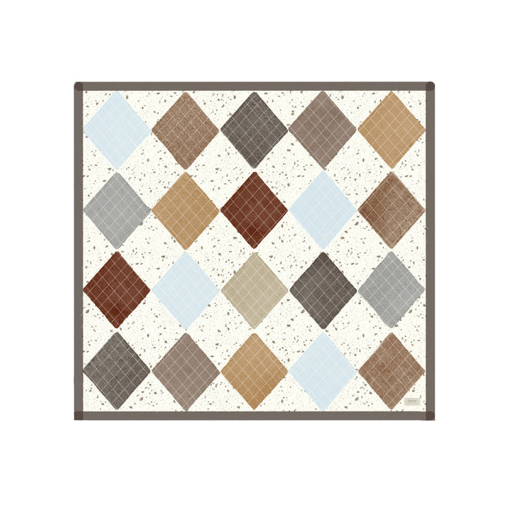 Quilted Aya Wall Rug Large Brown By Oyoy L300292 1