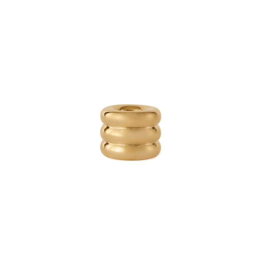 Savi Solid Brass Candleholder Brass By Oyoy L300426 1