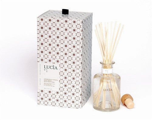 Lucia Goat Milk & Linseed Flower Aromatic Reed Diffuser design by Lucia