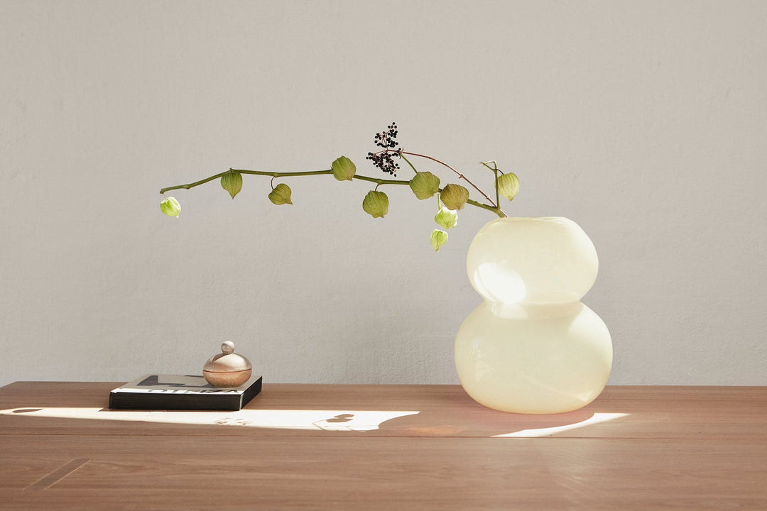 Lasi Vase Large Vanilla By Oyoy L300433 3