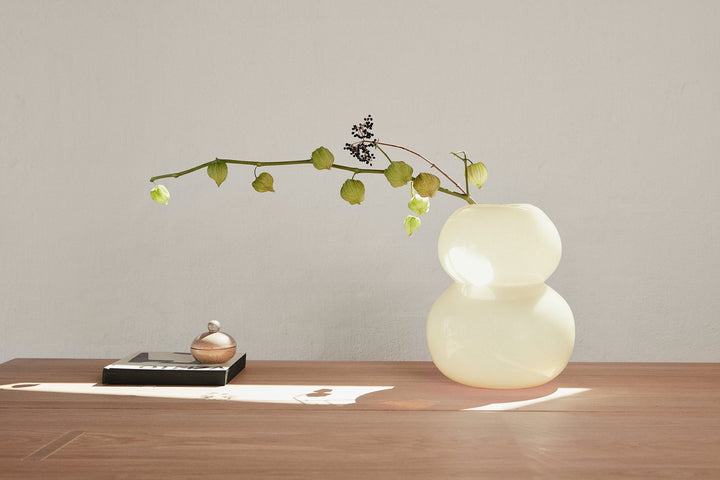 Lasi Vase Large Vanilla By Oyoy L300433 3