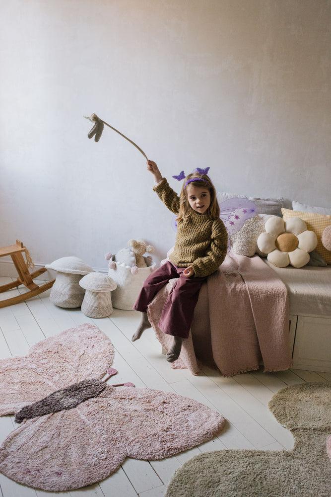 Washable Animal Rug Baby Butterfly Lorena Canals C Ar Babut 6