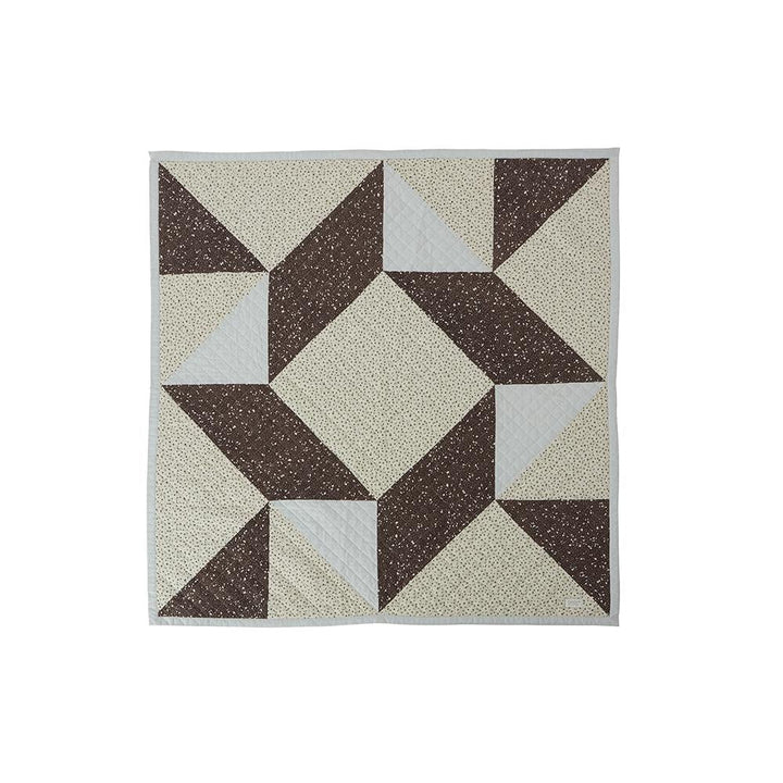 Quilted Aya Blanket Multi By Oyoy 1