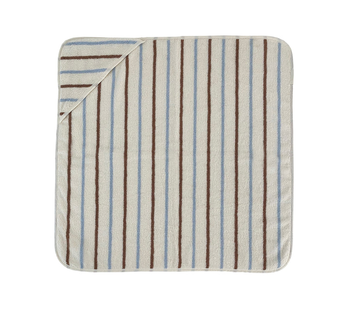 Raita Hooded Towel Caramel Ice Blue 1