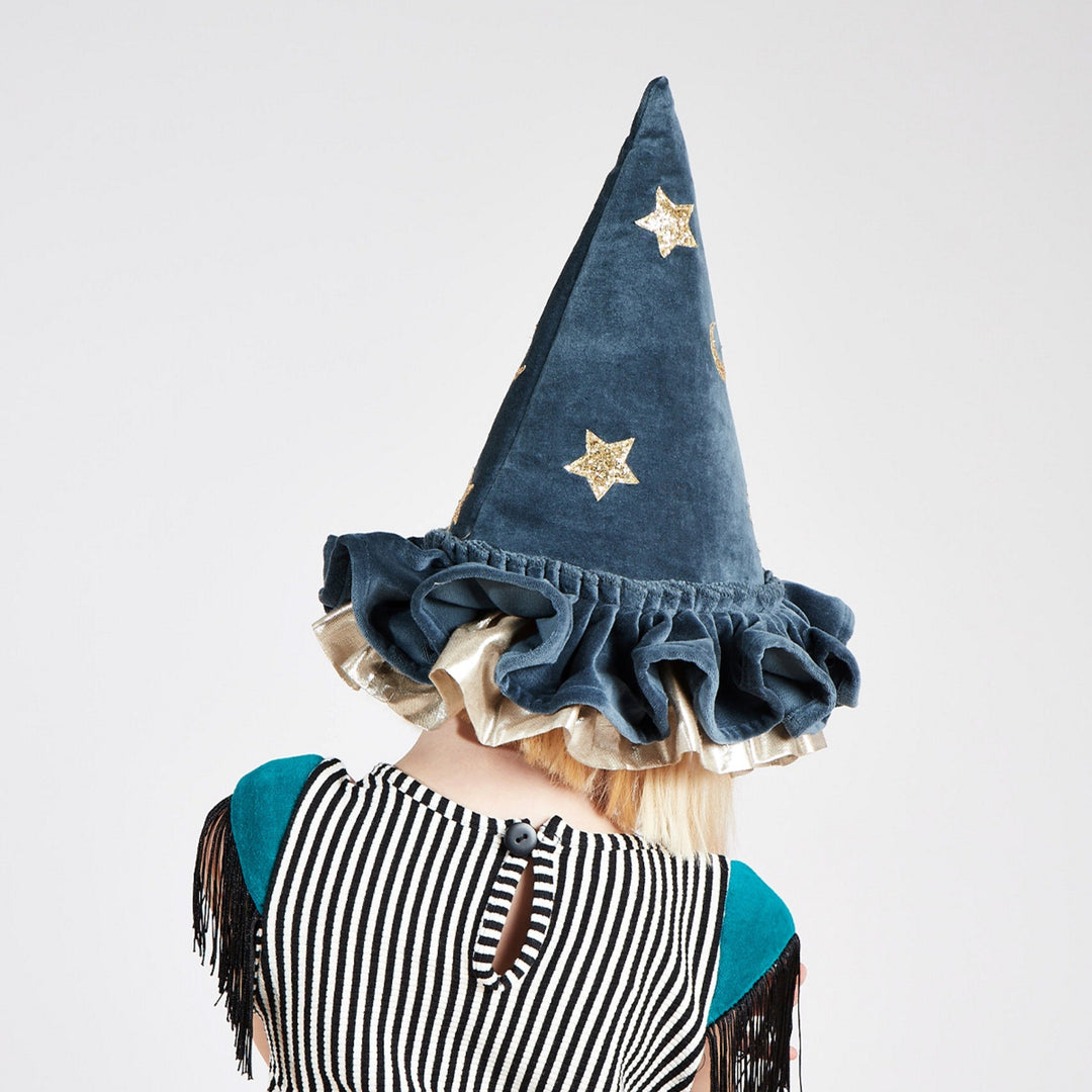 pointed blue hat by meri meri mm 217900 2